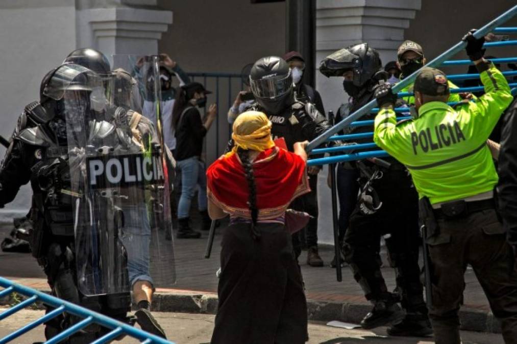 FOTOS: Miles de ecuatorianos protestan exigiendo comida, salud y trabajo