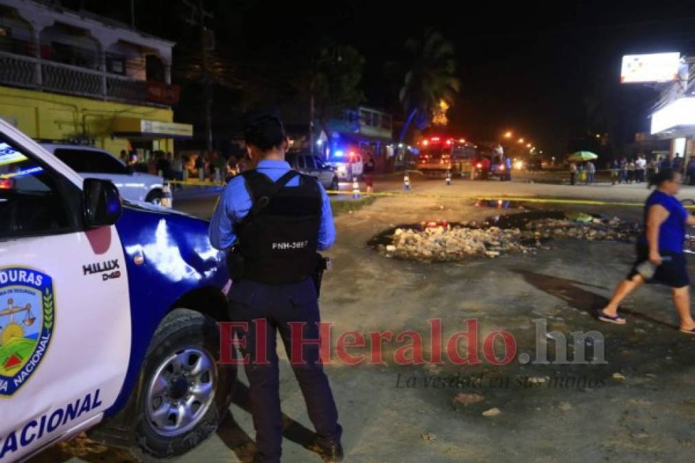 FOTOS: La escena del crimen en la 27 calle de SPS tras violento tiroteo