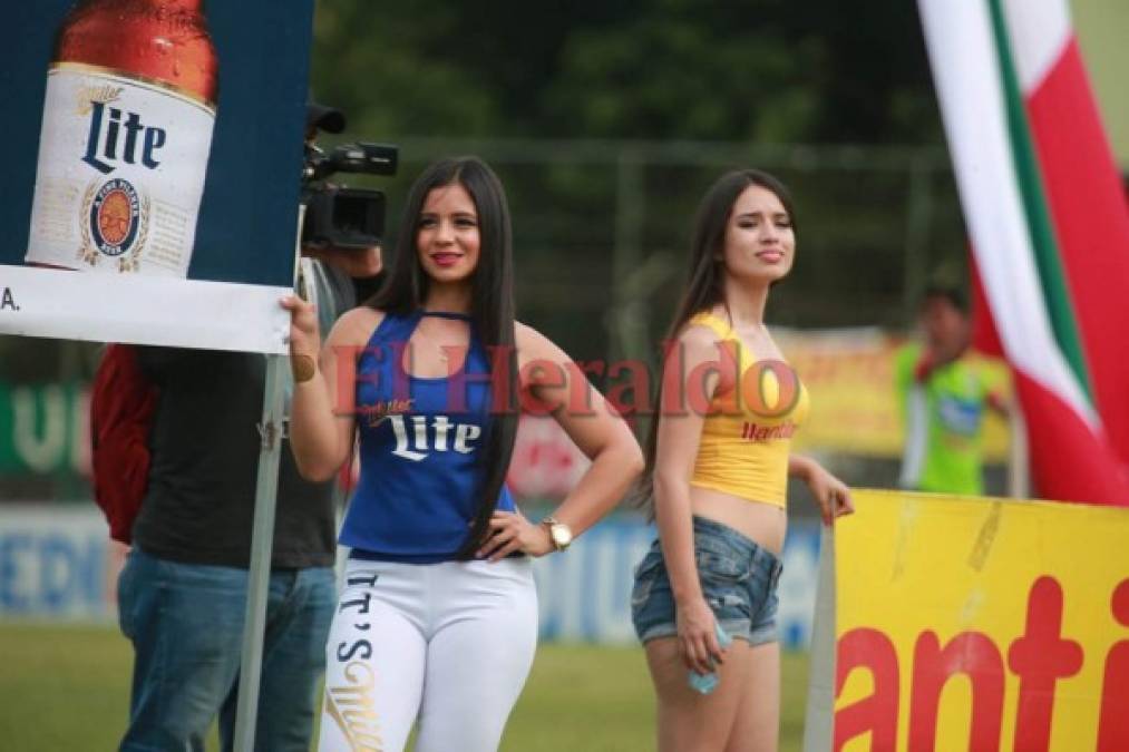 Hermosas catrachas adornaron la jornada 18 del Clausura en Honduras