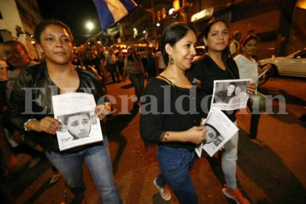 Segunda marcha nacional en Honduras en apoyo a Kevin Solórzano