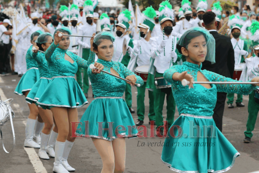 FOTOS: Hermosas palillonas resaltan en la capital desde tempranas horas