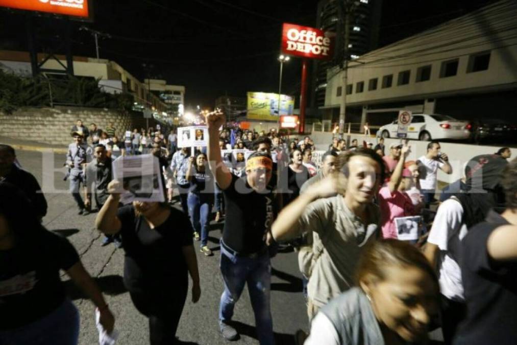 Segunda marcha nacional en Honduras en apoyo a Kevin Solórzano