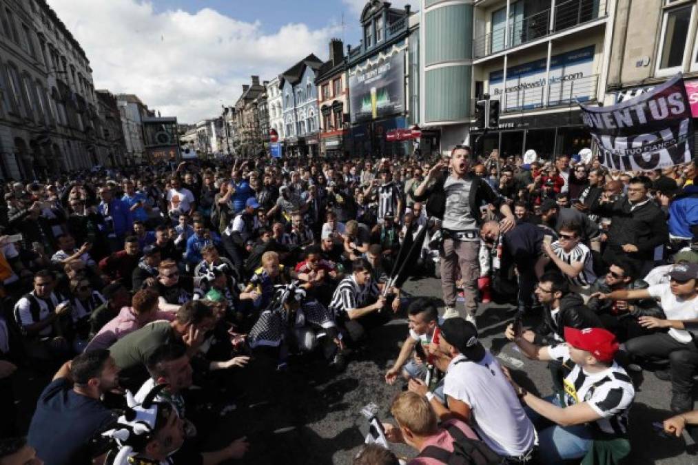 El ambiente en las calles de Cardiff previo a la final de la Champions League entre Real Madrid y Juventus