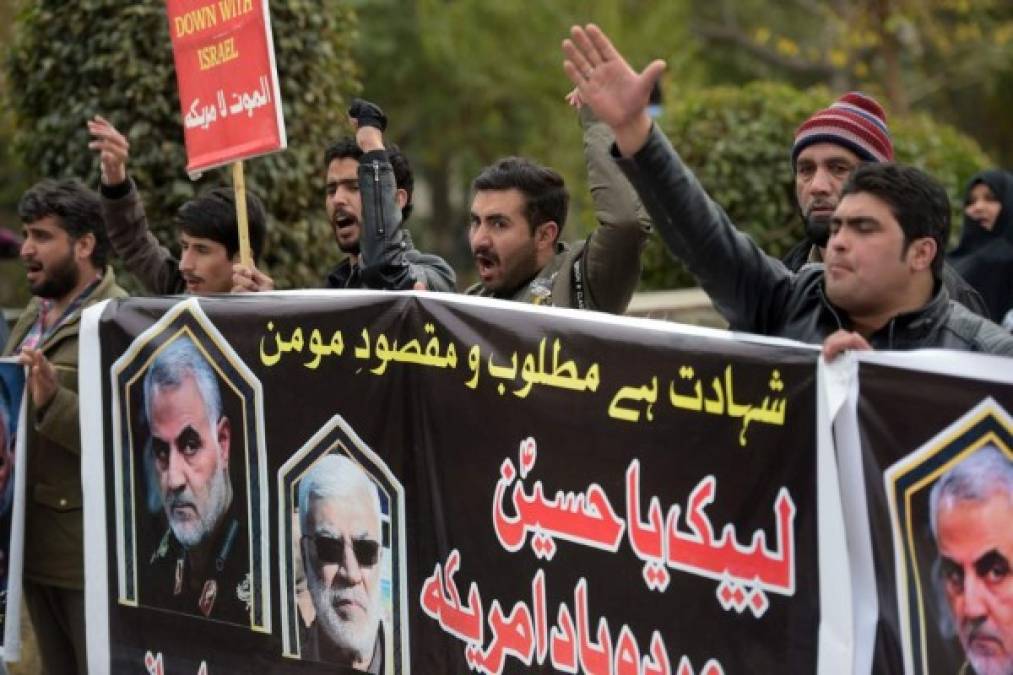 Llanto y sed de venganza: las protestas en Irán por el asesinato de Soleimani