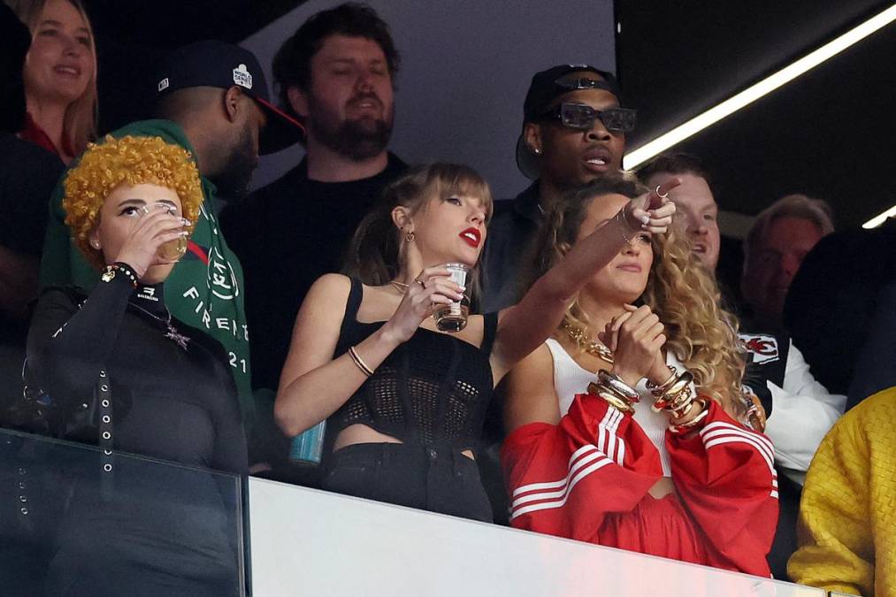 La emoción de Taylor Swift antes de que iniciara el partido del Super Bowl
