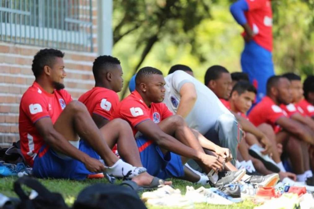 Así estuvo el entrenamiento de Olimpia sin Manuel Keosseián en Siguatepeque