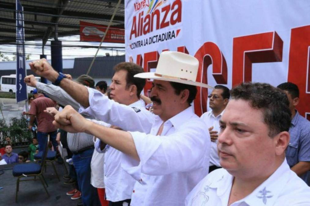 FOTOS: Así fue la marcha de la Oposición en la capital de Honduras