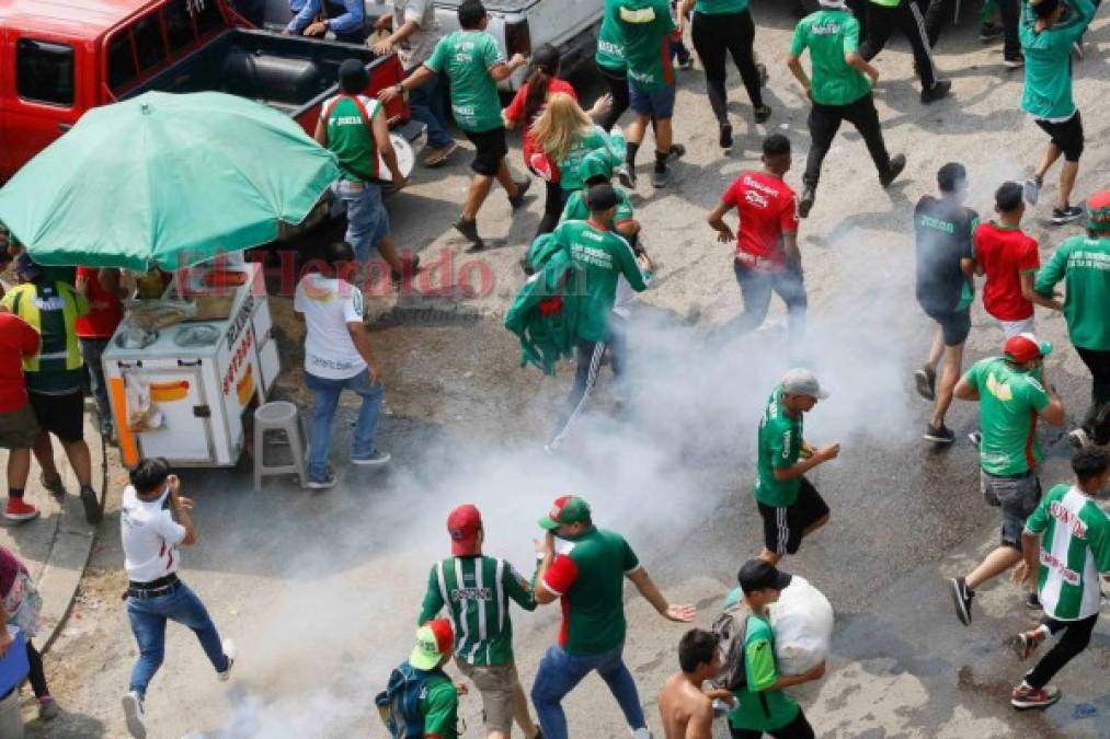 Lo que no se vio en TV: Un baño a Diego Vazquez y la furia de la barra del Marathón