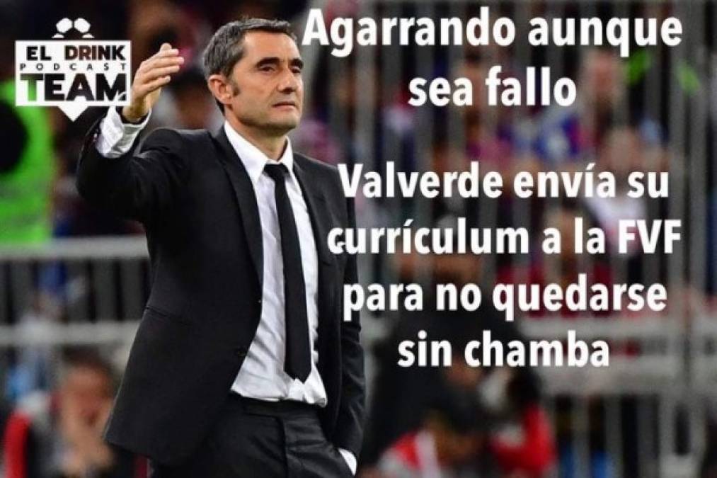 ¿Felices? Aficionados del Barcelona inundan las redes con divertidos memes tras despido de Valverde