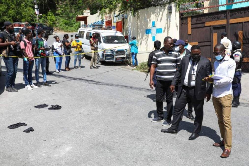 Así quedó la escena del crimen tras el asesinato del presidente de Haití