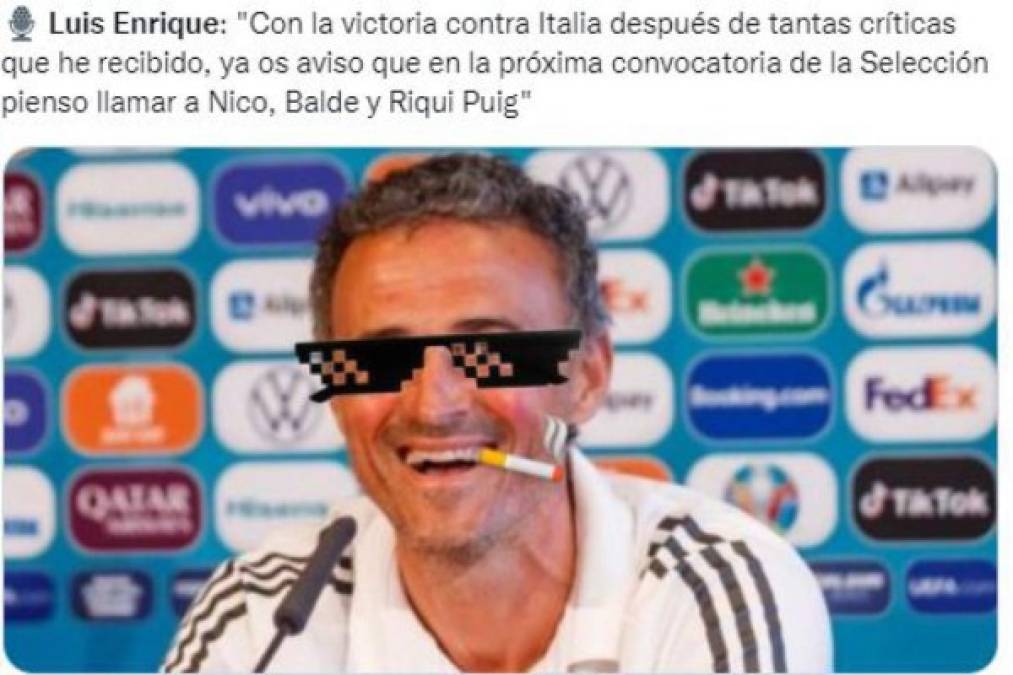 De ser criticado a admirado: Memes alaban a Luis Enrique, pero despedazan al Real Madrid   