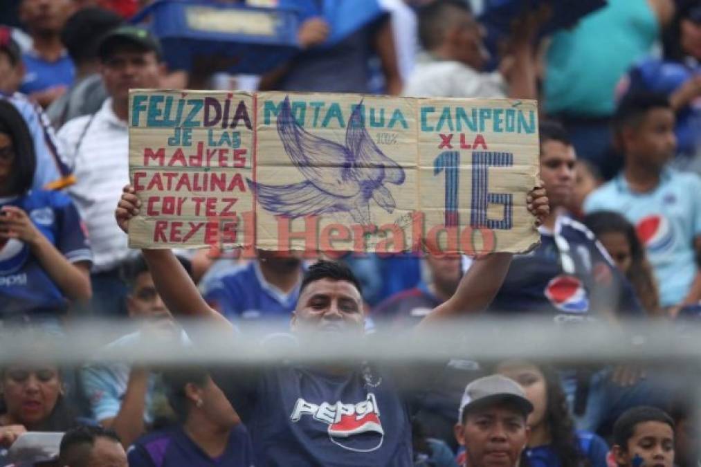 En fotos: Así vivieron los hinchas del Motagua la final ante Marathón