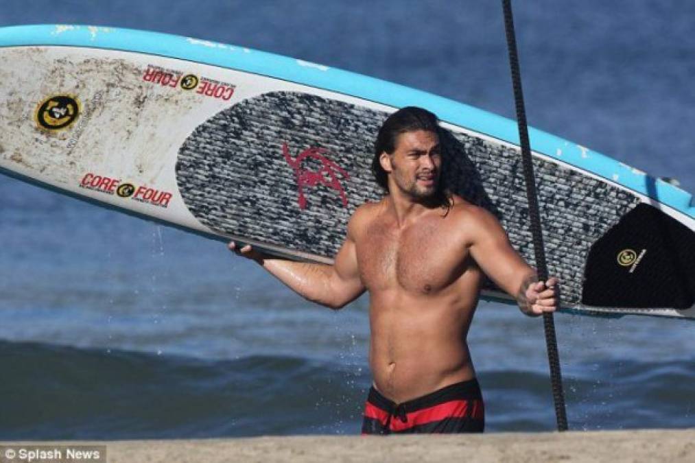 Jason Momoa, el guapo intérprete de Khal Drogo en la serie Games of Thrones