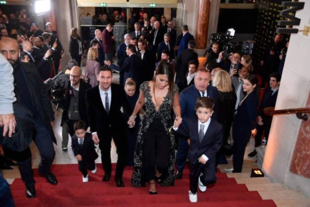 Balón de Oro 2019: Así llegó Leo Messi junto a su familia a la gala en París