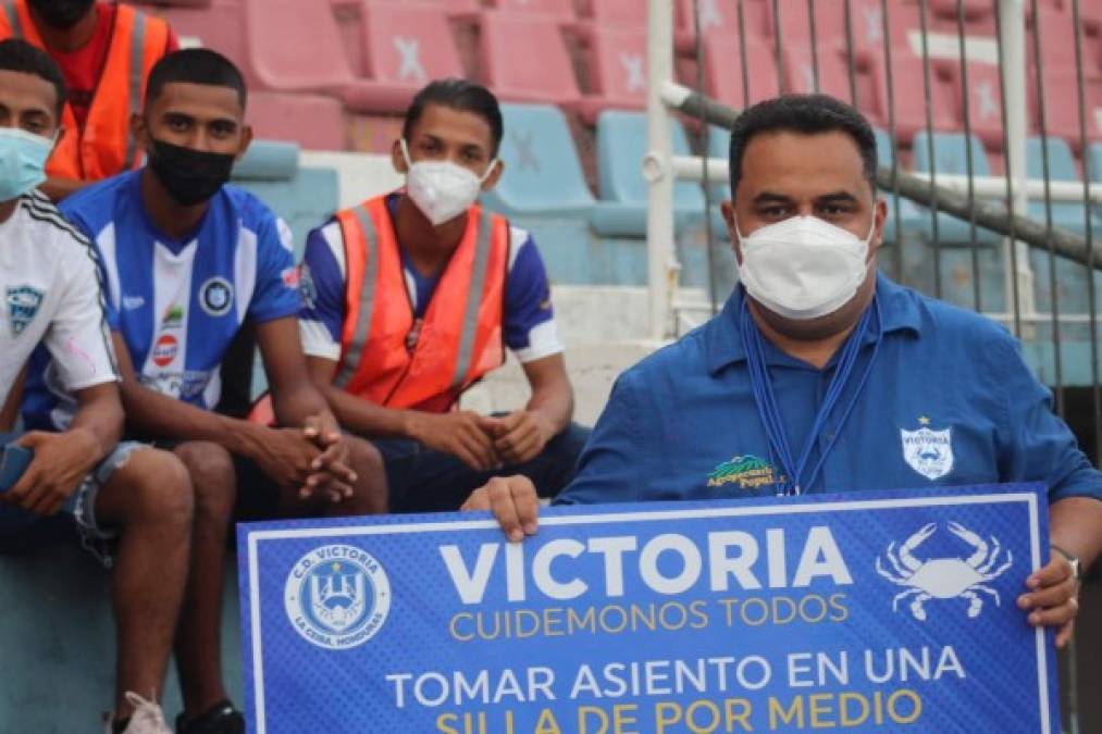 Derroche de belleza y organización en el partido entre Motagua y Victoria