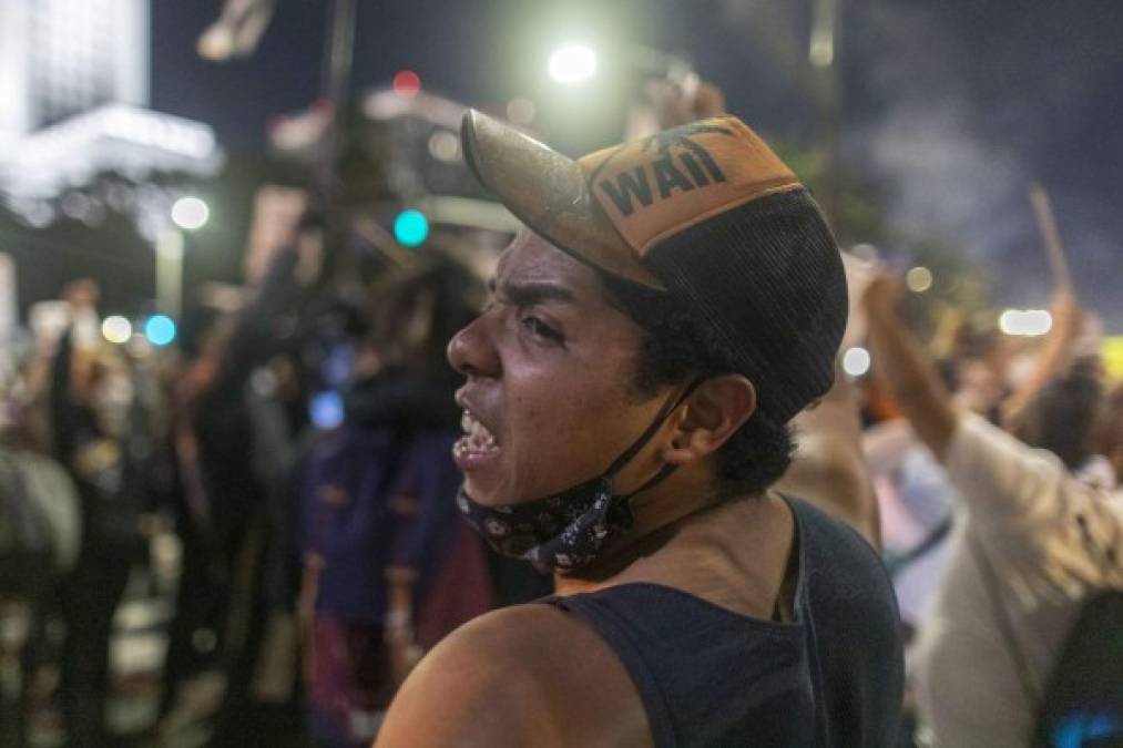 FOTOS: Ni el mal clima frena protestas antirracistas en Estados Unidos