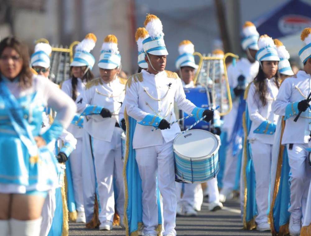 Así se viven los desfiles patrios 2024 en San Pedro Sula