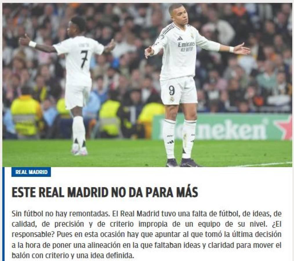 Solo un sueño: Así amanecieron las portadas de los medios tras eliminación del Real Madrid