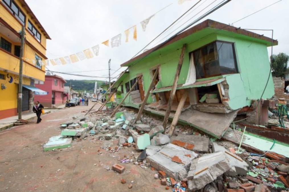 Las imágenes que no vio tras el terremoto de 7.1 en México