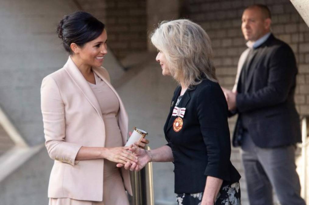 Las fotos más recientes de Meghan Markle a sus seis meses de embarazo