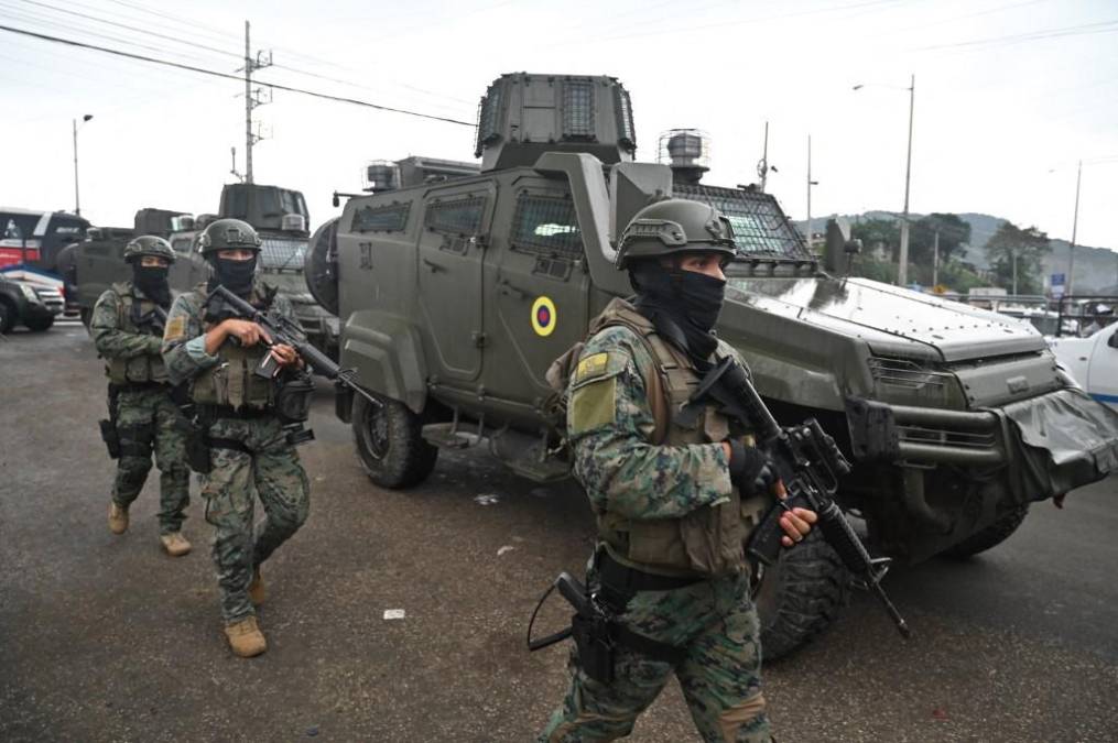 Las 20 imágenes que deja el violento conflicto armado interno en Ecuador