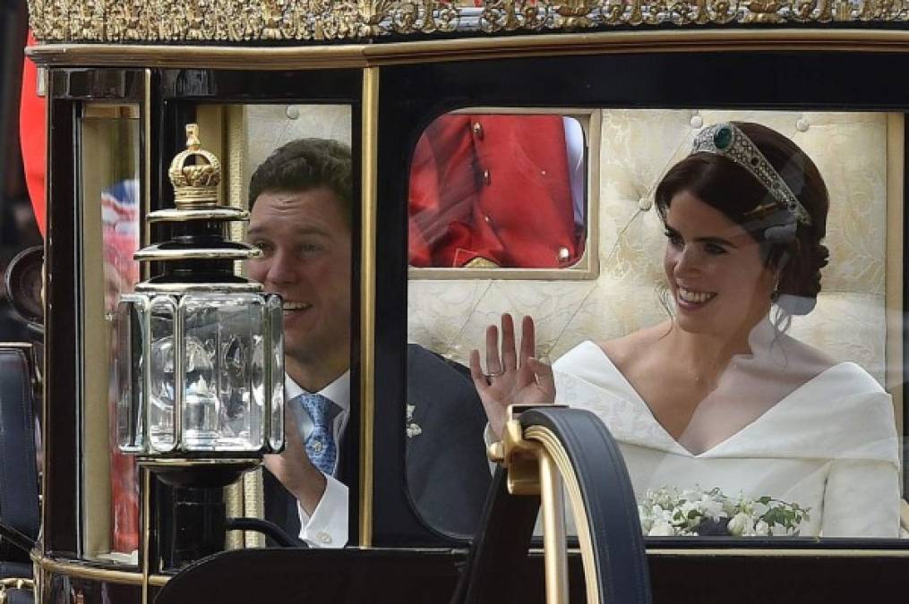 Las fotos que no viste de la boda de la princesa Eugenie de Inglaterra