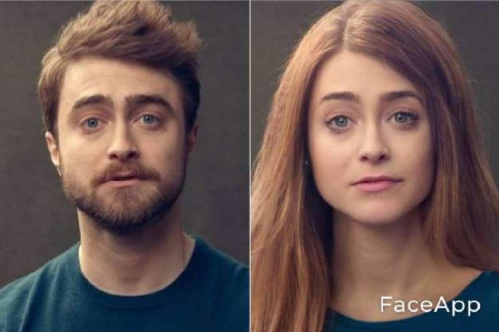 FOTOS: Así lucen los famosos al 'cambiar de sexo' con FaceApp