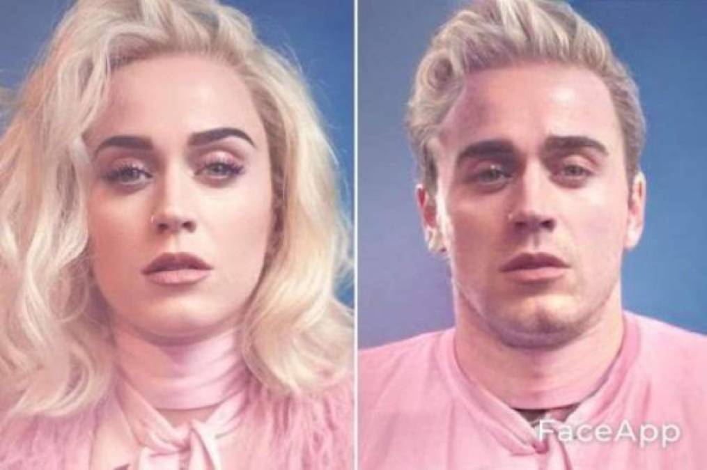 FOTOS: Así lucen los famosos al 'cambiar de sexo' con FaceApp