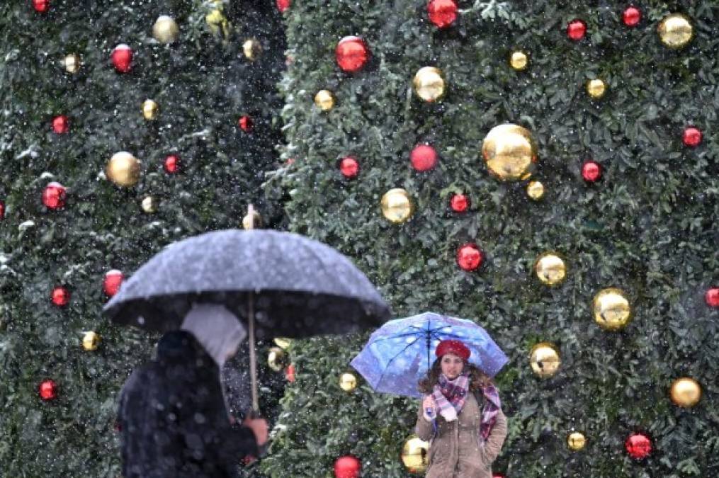 Alerta roja en Madrid por las fuertes nevadas que deja Filomena (FOTOS)