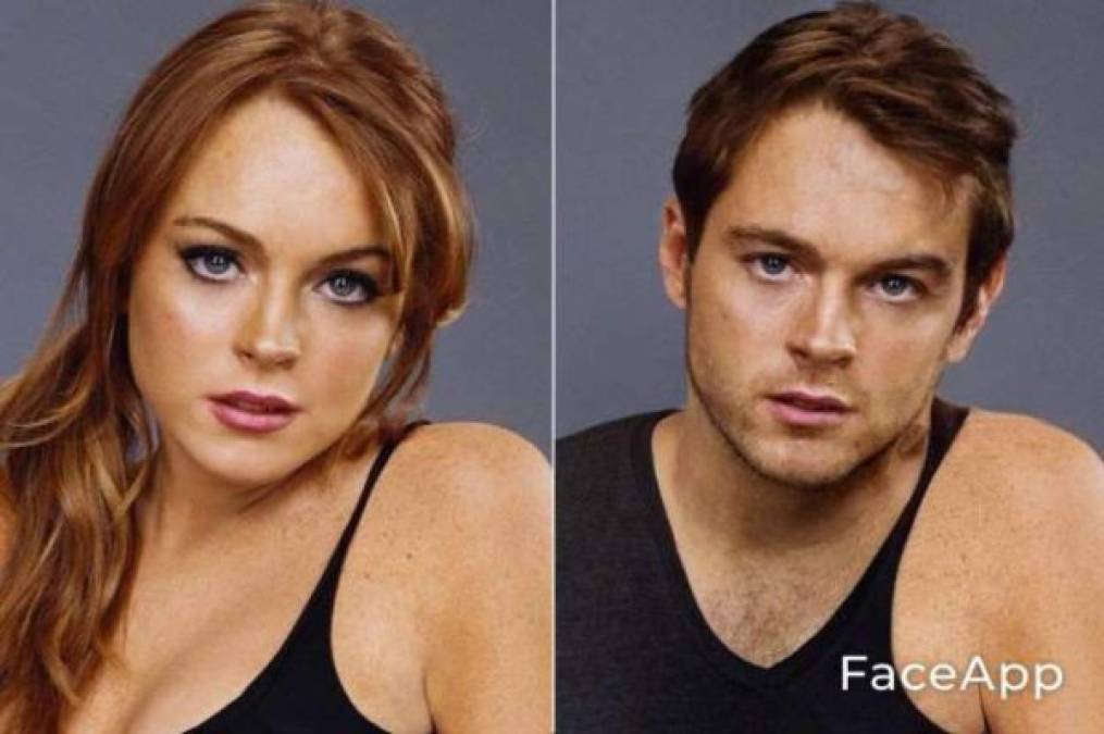 FOTOS: Así lucen los famosos al 'cambiar de sexo' con FaceApp