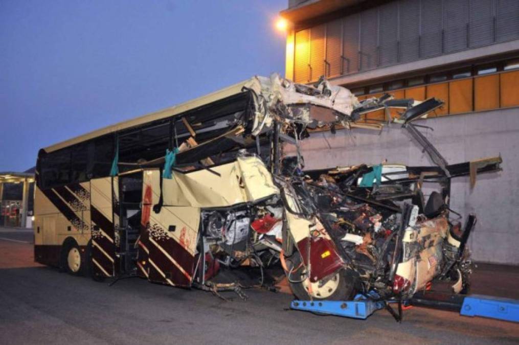 Accidentes de autobús más graves en Europa en los últimos años (FOTOS)
