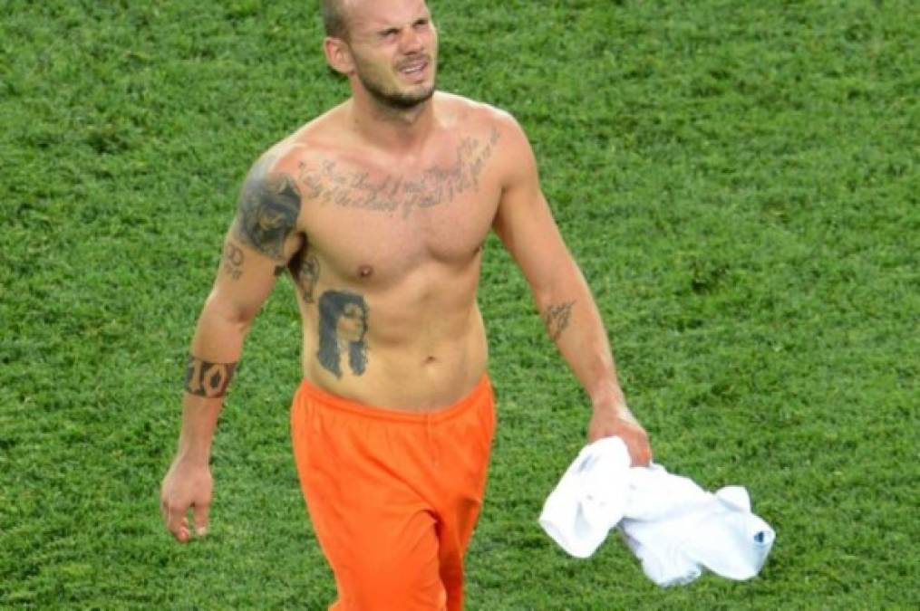 FOTOS: El brutal cambio físico de Wesley Sneijder impacta en redes