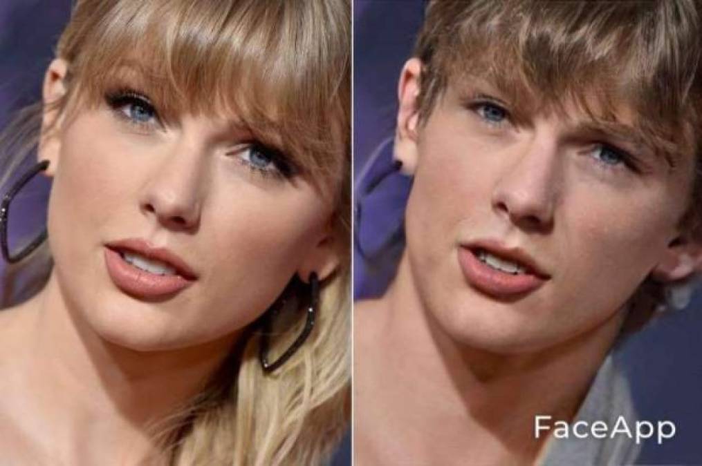 FOTOS: Así lucen los famosos al 'cambiar de sexo' con FaceApp