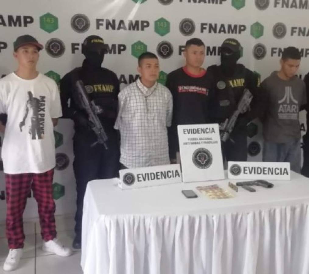 Capturan a cinco pandilleros de la 18 durante operativo en Comayagüela