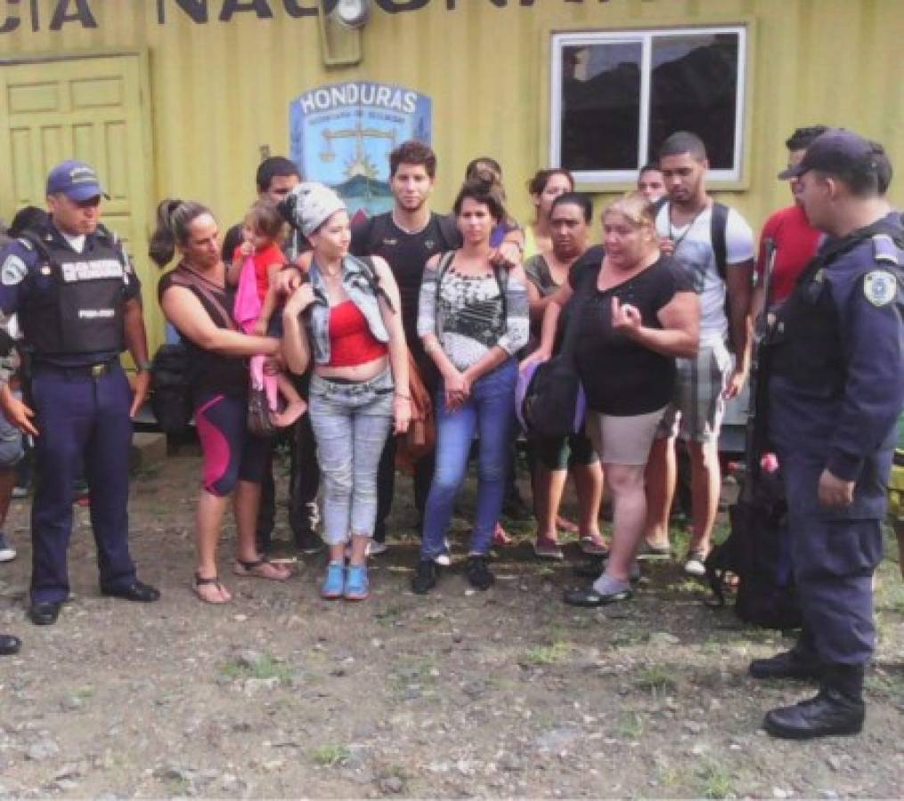 Detienen a 14 cubanos en Ocotepeque