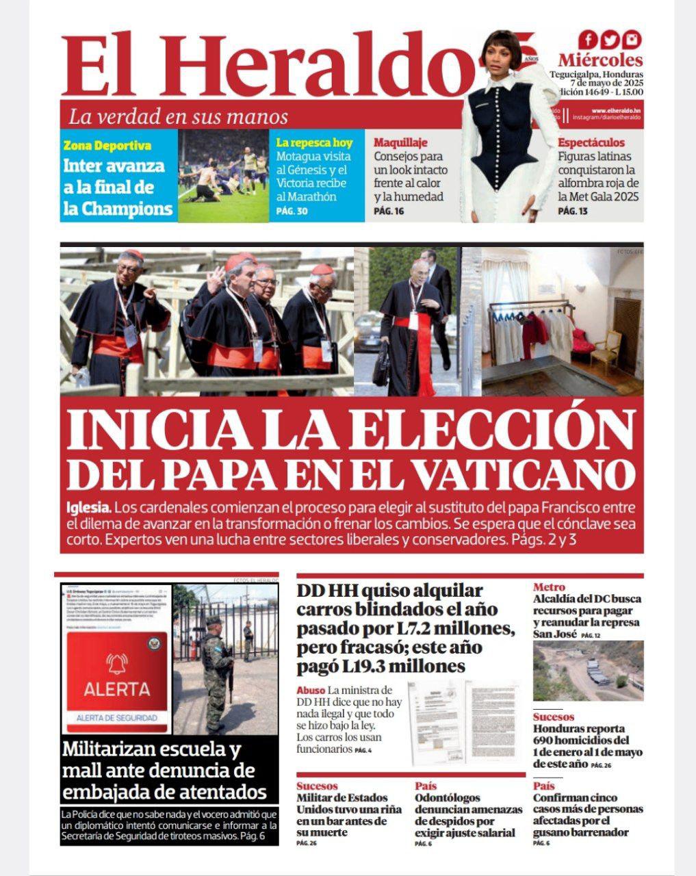 Inicia la elección del Papa en el Vaticano