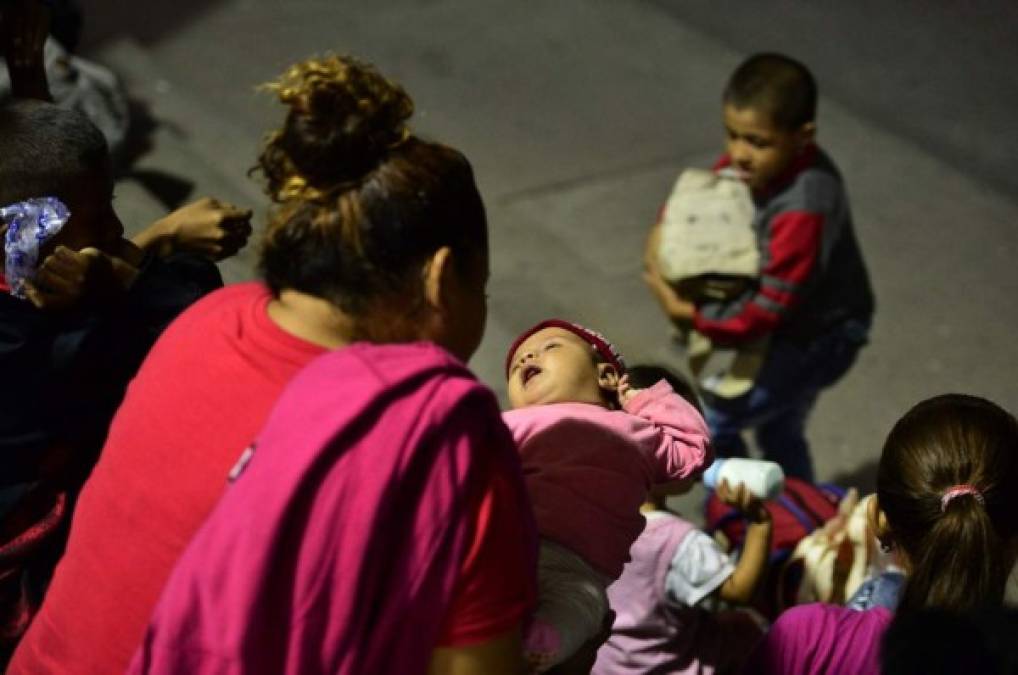 FOTOS: Caravana migrante saldrá desde Honduras en duro viaje hacia EE UU