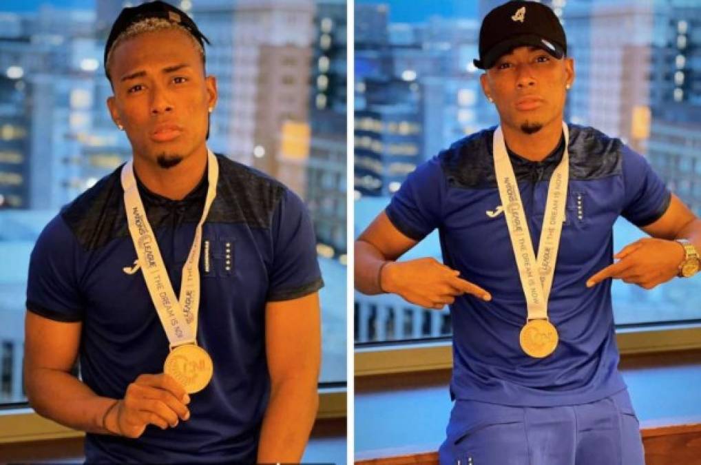 Jugadores de Honduras, orgullosos con medalla de la Nations League