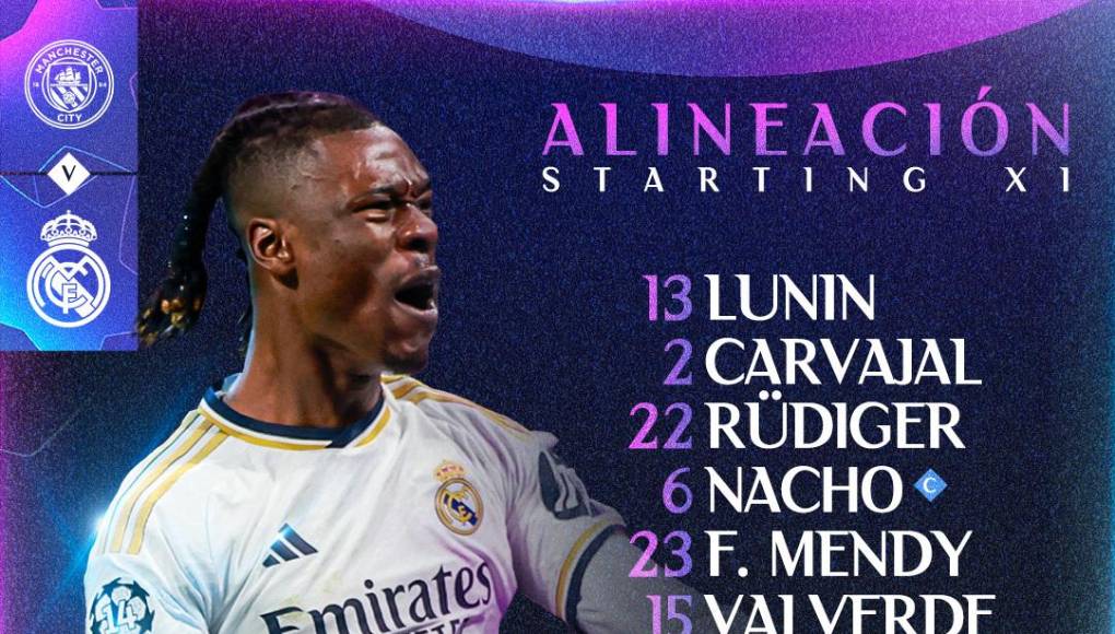 Real Madrid por la hazaña: el 11 para despachar a Manchester City de la Champions