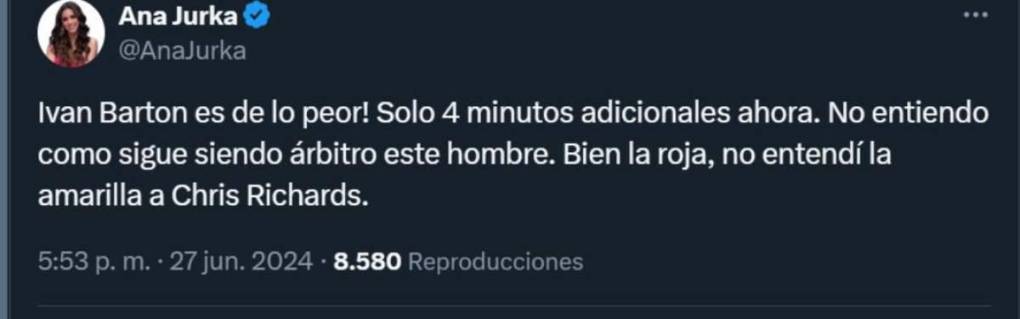 Atacan a Iván Barton tras triunfo de Panamá a USA: “Además de malo es un sinvergüenza”