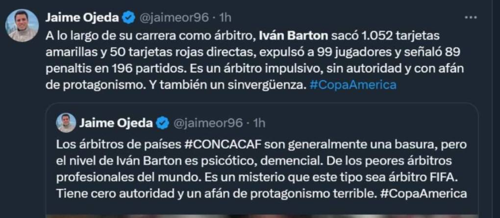 Atacan a Iván Barton tras triunfo de Panamá a USA: “Además de malo es un sinvergüenza”