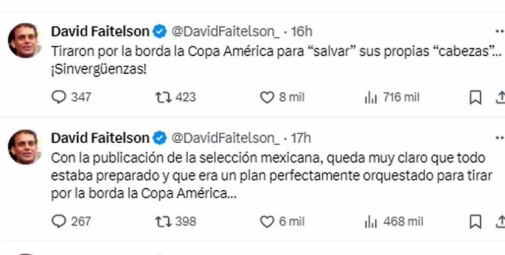 David Faitelson se pelea con compañera de TUDN por la Selección de México: “Son inútiles”