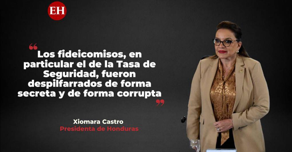 Frases de Xiomara Castro al declarar emergencia nacional por “extorsión” y “delincuencia” en Honduras
