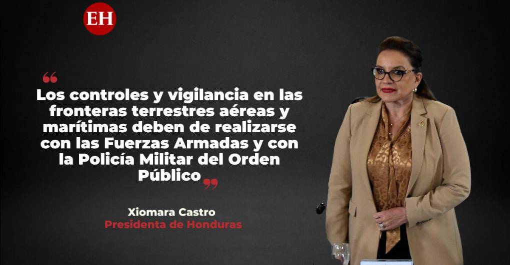 Frases de Xiomara Castro al declarar emergencia nacional por “extorsión” y “delincuencia” en Honduras
