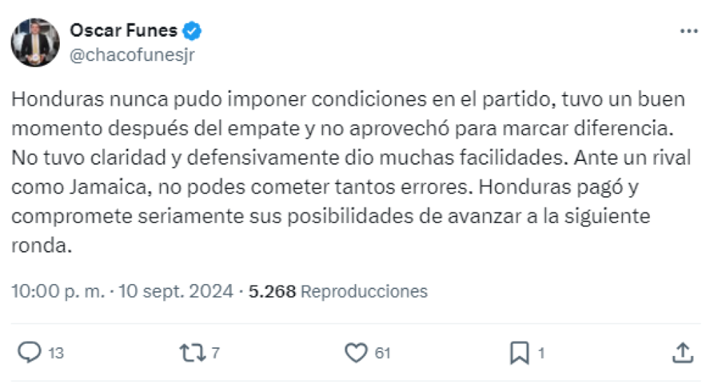 Prensa catracha no perdona a selección de Honduras tras derrota ante Jamaica