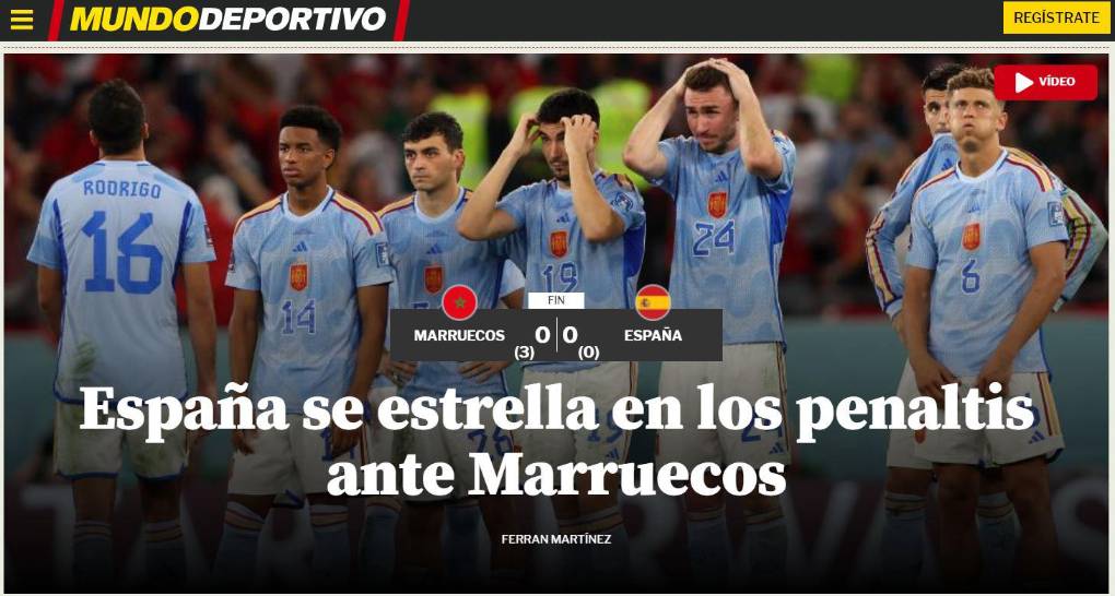 Decepción: prensa española critica fuertemente a Luis Enrique tras eliminación de La Roja