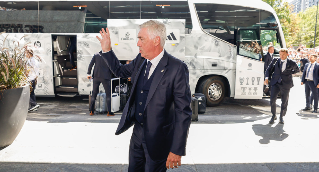 Real Madrid y Mbappé desatan locura en su llegada a Varsovia para final de Supercopa