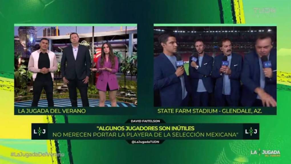 David Faitelson se pelea con compañera de TUDN por la Selección de México: “Son inútiles”