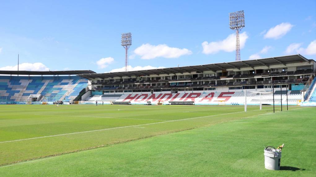 Están ‘puliendo’ el estadio Nacional para final Motagua-Olimpia