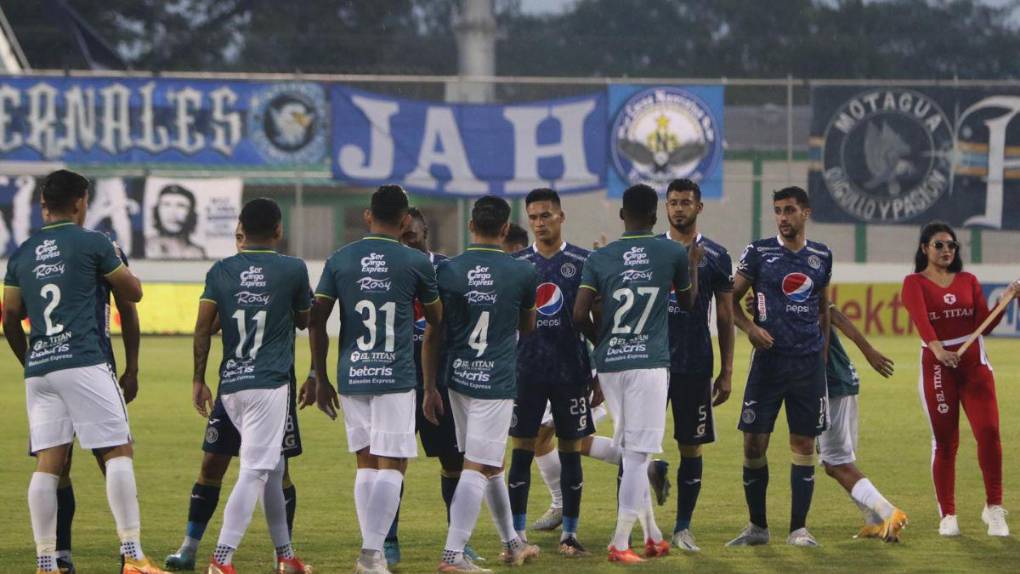 Poca afición, incidentes y triunfo verde: las imágenes del Motagua vs Marathón